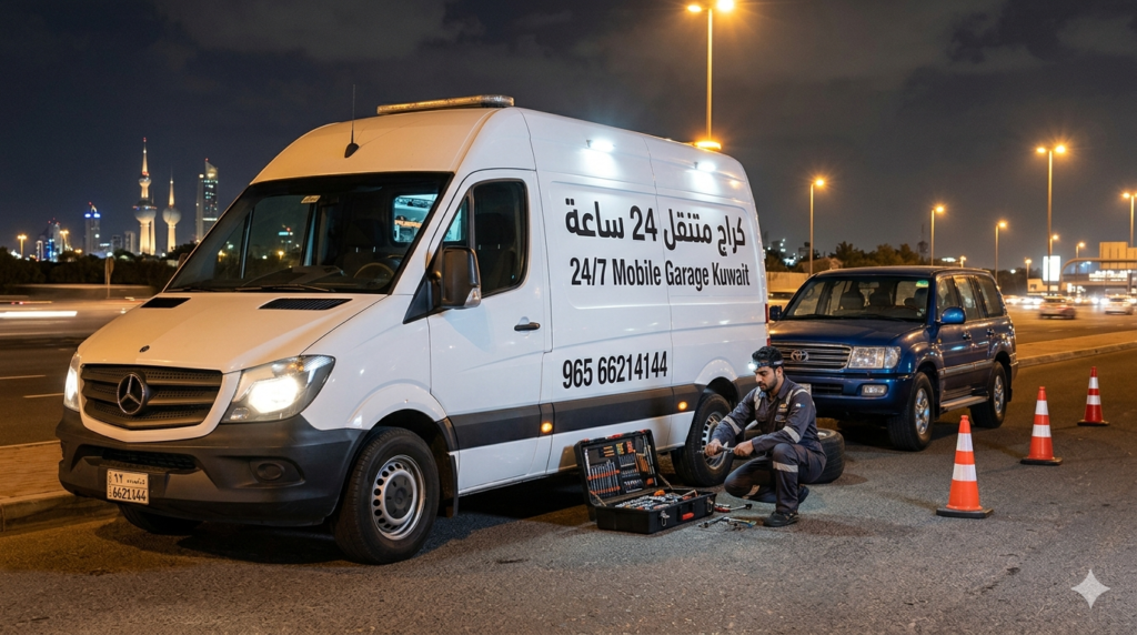 كراج متنقل 24 ساعة في الكويت