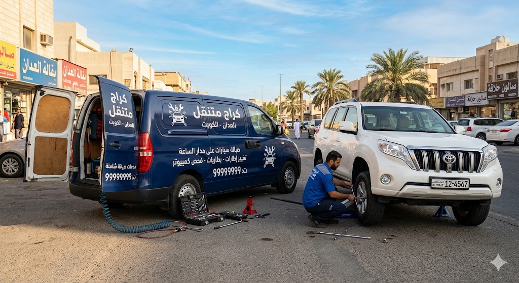 كراج متنقل العدان بالكويت