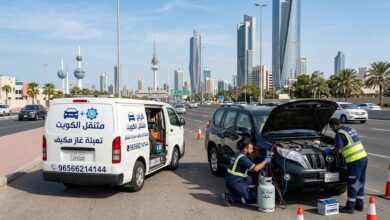 تعبئة غاز مكيف سيارات متنقل